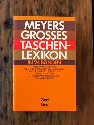 Seller image for Meyer Grosses Taschenlexikon in 24 Bnden, Band 8: Gart - Grie for sale by Antiquariat Liber Antiqua