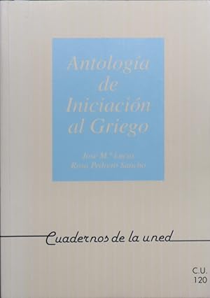 Imagen del vendedor de Antologa de iniciacin al griego a la venta por Librera Alonso Quijano