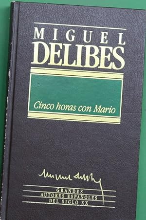Imagen del vendedor de Cinco horas con Mario a la venta por Librería Alonso Quijano