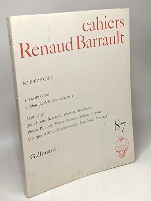 Nietzsche - Cahiers Renaud Barrault - 87