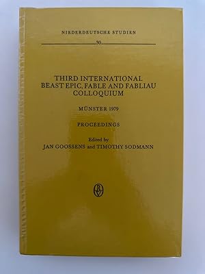 International Beast Epic, fable and fabliau colloquium (3rd) Münster 1979: Proceedings.