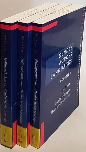 Seller image for Gender Across Languages: The linguistic representation of women and men (3 vols.set/ 3 Bnde KOMPLETT) IMPACT Studies in Language and Society; for sale by books4less (Versandantiquariat Petra Gros GmbH & Co. KG)