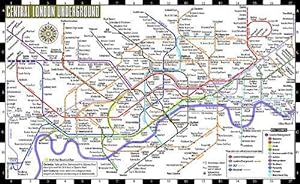 Seller image for Streetwise London Underground Map - Laminated Map of the London Underground, England (Folded) for sale by Grand Eagle Retail