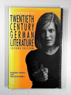 Imagen del vendedor de A companion to twentieth-century German literature a la venta por Cotswold Internet Books
