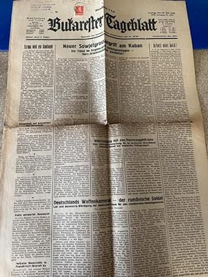 Bild des Verkufers fr Bukarester Tageblatt - 28. Mai 1943 zum Verkauf von Bchersammelservice Steinecke