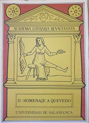 Imagen del vendedor de HOMENAJE A QUEVEDO. a la venta por Libreria Lopez de Araujo