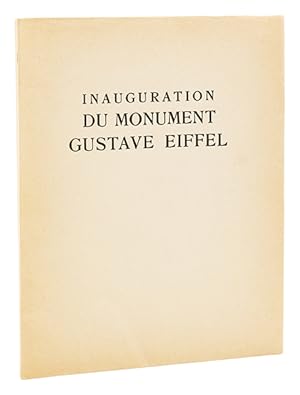 Bild des Verkufers fr Discours prononcs  l'inauguration du monument de Gustave Eiffel. 2 mai 1929. zum Verkauf von Librairie HATCHUEL