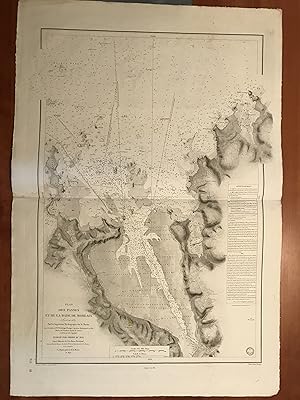 Plan des passes et de la rade de Morlaix