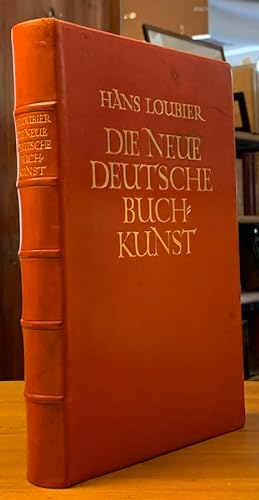 Seller image for Die neue deutsche Buchkunst. for sale by Antiquariat Halkyone