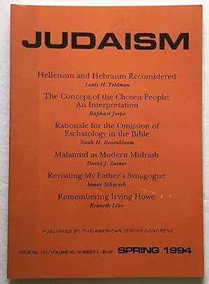 Judaism. A Quarterly Journal of Jewish Life & Thought. Spring 1994.