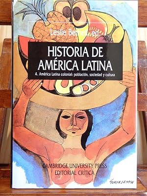 Image du vendeur pour HISTORIA DE AMRICA LATINA, 4. Amrica Latina colonial: poblacin, sociedad y cultura. mis en vente par LIBRERA ROBESPIERRE