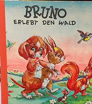 Bild des Verkufers fr BRUNO, erlebt den Wald.( auen), Bruno feiert seinen Geburtstag (innen ) ca. 1960 zum Verkauf von Buecherstube Eilert, Versandantiquariat
