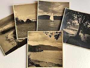 "Litzlberg 1940". Fünf Fotografien vom Attersee, Salzkammergut.