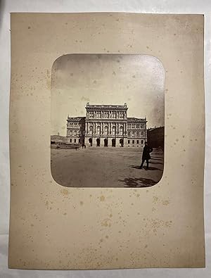 Akademie der Wissenschaften in Budapest. Fotografie kurz nach der Fertigstellung 1865.