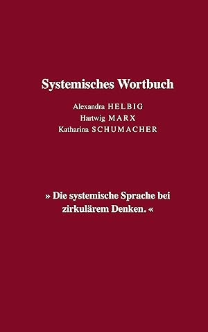 Seller image for Systemisches Wortbuch for sale by moluna