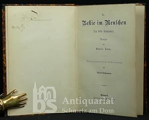 Bild des Verkufers fr Die Bestie im Menschen. (La bte humaine). Roman. Einzig autorisirte Uebersetzung von Alfred Ruhemann. zum Verkauf von Antiquariat Schmetz am Dom