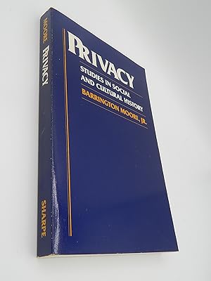 Privacy: Studies in Social and Cultural History