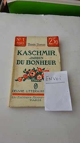 Bild des Verkufers fr KASCHMIR JARDIN DU BONHEUR zum Verkauf von LIBRAIRIE PHILIPPE  BERTRANDY