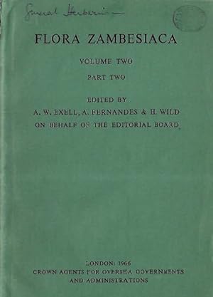 Bild des Verkufers fr Flora Zambesiaca: Mozambique, Malawi, Zambia, Rhodesia, Bechuanaland Protectorate. Vol. 2, Pt 2 zum Verkauf von PEMBERLEY NATURAL HISTORY BOOKS BA, ABA
