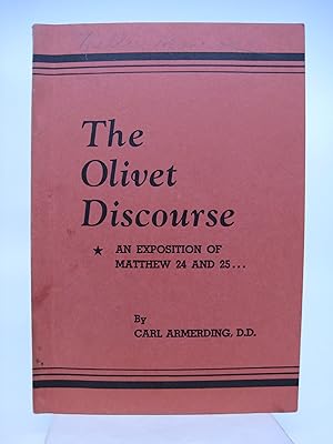 Imagen del vendedor de The Olivet Discourse of Matthew 24-25 and Other Studies a la venta por Shelley and Son Books (IOBA)