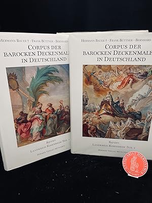 Bild des Verkufers fr Corpus der barocken Deckenmalerei in Deutschland, Band 12/1 und 12/2: Freistaat Bayern, Regierungsbezirk Oberbayern. Stadt und Landkreis Rosenheim: Teil I: Aising bis Hohenaschau; Teil II: Jakobsberg bis Windhag. zum Verkauf von Antiquariat Hieronymus