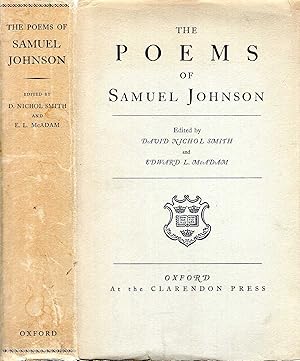 Bild des Verkufers fr The Poems of Samuel Johnson zum Verkauf von Pendleburys - the bookshop in the hills