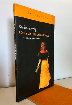 Imagen del vendedor de Carta de una desconocida a la venta por Librera Torres-Espinosa