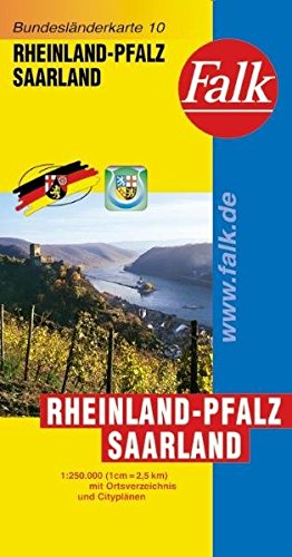 Seller image for Rheinland-Pfalz Saarland deelkaart 1:250.000 (Bundeslanderkarte (10)) for sale by WeBuyBooks