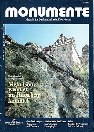 Monumente; Magazin für Denkmalschutz in Deutschland; 13. Jg. Nr. 11/12 Dezember 2003