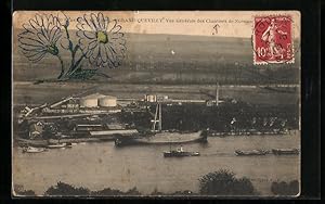 Carte postale Grand-Quevilly, Vue generale des Chantiers de Normandie