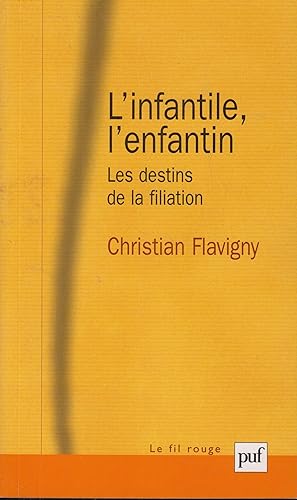 Seller image for L'infantile, l'enfantin les destins de la filiation for sale by PRISCA