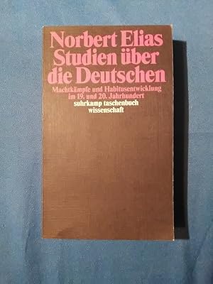 Bild des Verkufers fr Studien ber die Deutschen : Machtkmpfe und Habitusentwicklung im 19. und 20. Jahrhundert. Norbert Elias. Hrsg. von Michael Schrter / Suhrkamp-Taschenbuch Wissenschaft ; 1008 zum Verkauf von Antiquariat BehnkeBuch