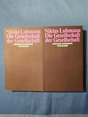 Bild des Verkufers fr Die Gesellschaft der Gesellschaft. Band 1 und 2 (2 Bnde komplett) zum Verkauf von Antiquariat BehnkeBuch