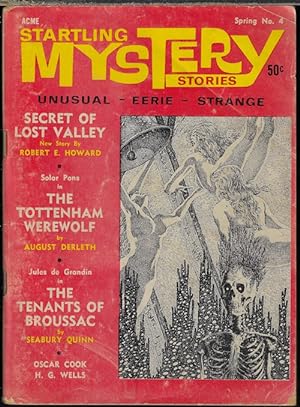 Imagen del vendedor de STARTLING MYSTERY Stories: Spring 1967, No. 4 a la venta por Books from the Crypt