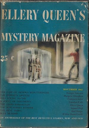 Image du vendeur pour ELLERY QUEEN'S Mystery Magazine: November, Nov. 1942 mis en vente par Books from the Crypt