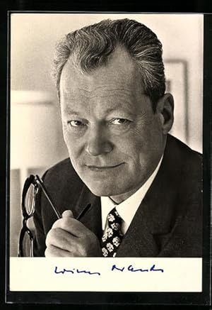 Bild des Verkufers fr Ansichtskarte Bundeskanzler Dr. h. c. Willy Brandt, MdB zum Verkauf von Bartko-Reher