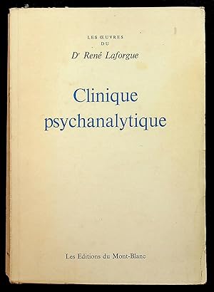 Bild des Verkufers fr Clinique psychanalytique zum Verkauf von LibrairieLaLettre2