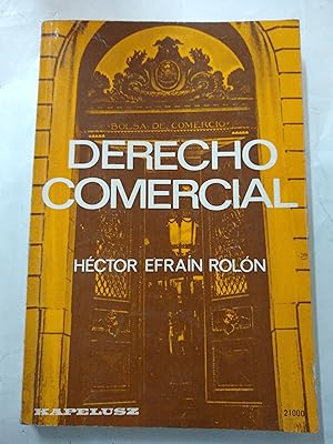 Seller image for Derecho comercial for sale by Libros nicos