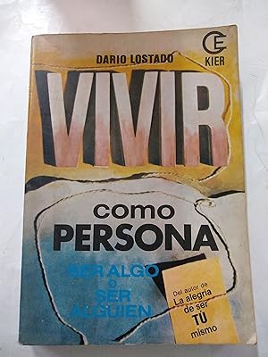 Seller image for Vivir como persona for sale by Libros nicos