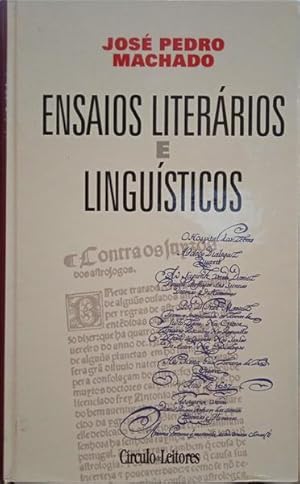 ENSAIOS LITERÁRIOS E LINGUÍSTICOS.