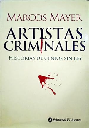Seller image for ARTISTAS CRIMINALES. for sale by Livraria Castro e Silva