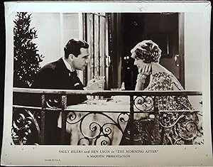 Seller image for The Morning After 8 x10 Still 1934 Sally Eilers, Ben Lyon, Harry Tate for sale by AcornBooksNH