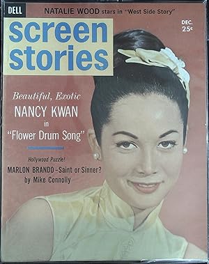 Screen Stories Magazine December 1961 Nancy Kwan, Natalie Wood "West Side Story"