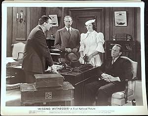 Immagine del venditore per Missing Witnesses 8 x10 Still 1937 John Litel, Dick Purcell, Jean Dale venduto da AcornBooksNH