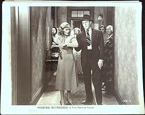 Immagine del venditore per Missing Witnesses 8 x10 Still 1937 John Litel, Dick Purcell, Jean Dale venduto da AcornBooksNH