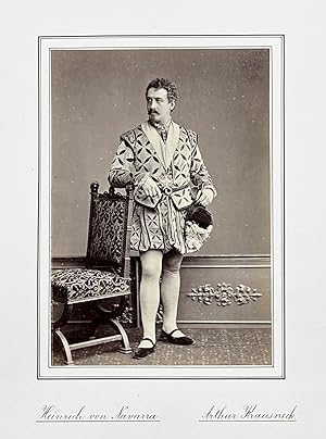 Arthur Krausneck (1856-1941) - Schauspieler Theater Portrait Foto Photo vintage