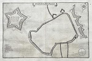 Bild des Verkufers fr Grundtri der Statt Hagenaw" - Haguenau / Hagenau Bas-Rhin Grand Est Alsace Elsass France Frankreich vue zum Verkauf von Antiquariat Steffen Vlkel GmbH