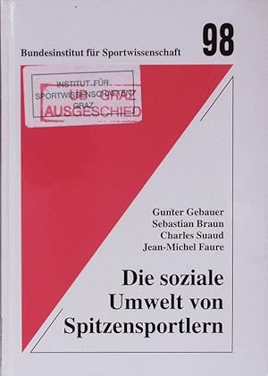 Seller image for Die soziale Umwelt von Spitzensportlern. Ein Vergleich des Spitzensports in Deutschland und Frankreich. for sale by Antiquariat Bookfarm