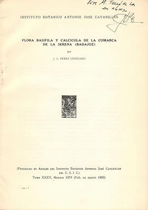 Flora basífila y calcícola de la Comarca de La Serena