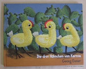 Imagen del vendedor de Die drei Hhnchen von Karmia. Bearbeitung von Klara Obermller. (Herausgegeben vom Verein Kiriat Yearim / Schweizer Kinderdorf in Israel). (Zrich, Meier Druck AG, 2019). Quer-gr.-8vo. 17 Bl. Farbiger Or.-Pp. a la venta por Jrgen Patzer